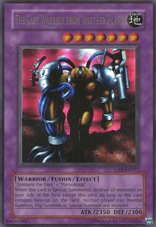 The Last Warrior from Another Planet
