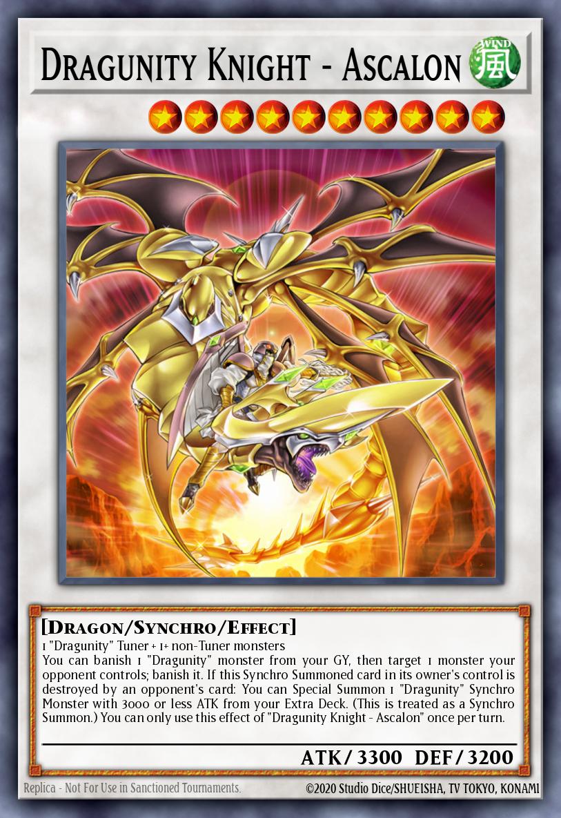Dragunity Knight - Ascalon - Battles of Legend: Glorious Gallery Yu-Gi-Oh! spoiler