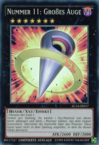 Number 11: Big Eye (German) - 