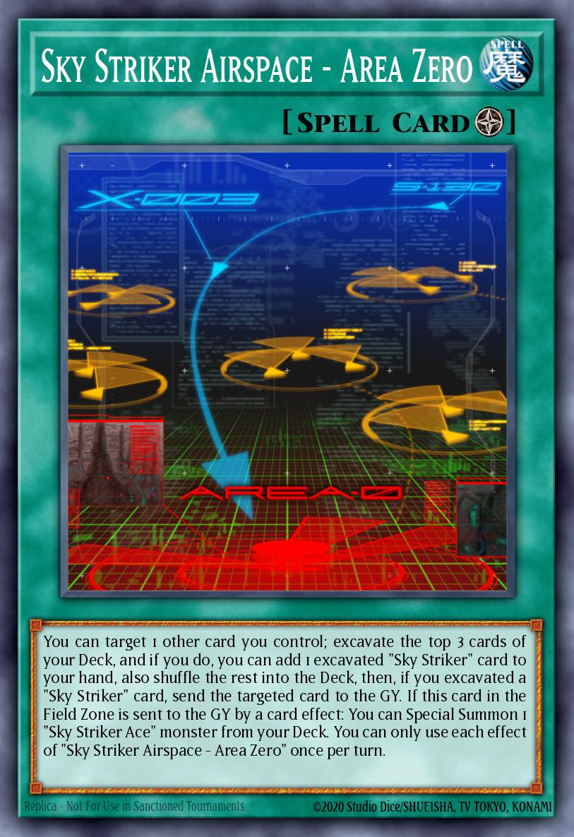Sky Striker Airspace - Area Zero - Legendary Modern Decks 2026 Yu-Gi-Oh! spoiler