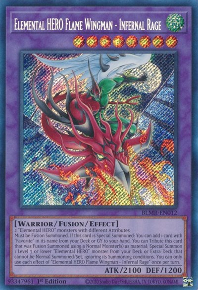 Elemental HERO Flame Wingman - Infernal Rage