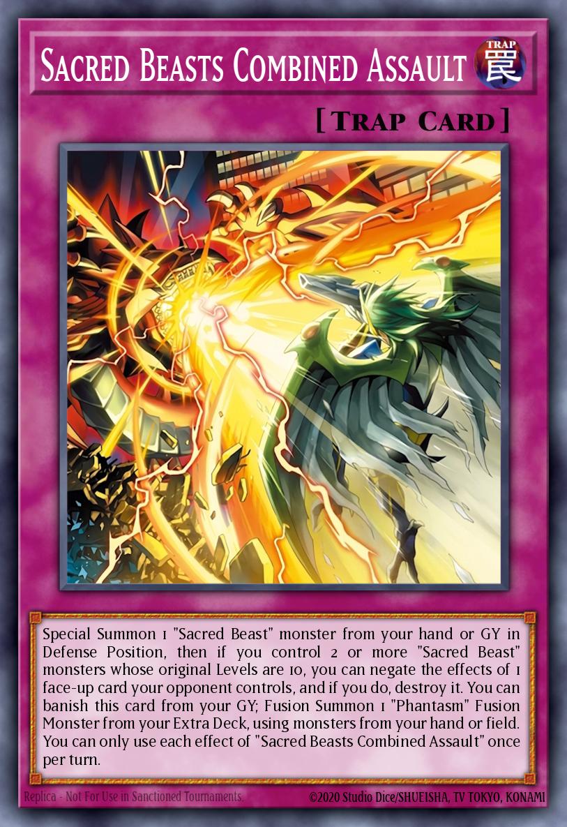 Sacred Beasts Combined Assault - Chaos Origins Yu-Gi-Oh! spoiler