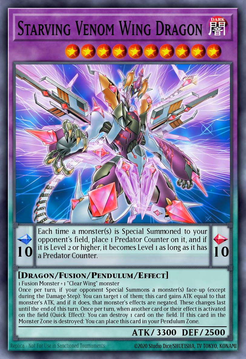Starving Venom Wing Dragon - Blazing Dominion Yu-Gi-Oh! spoiler
