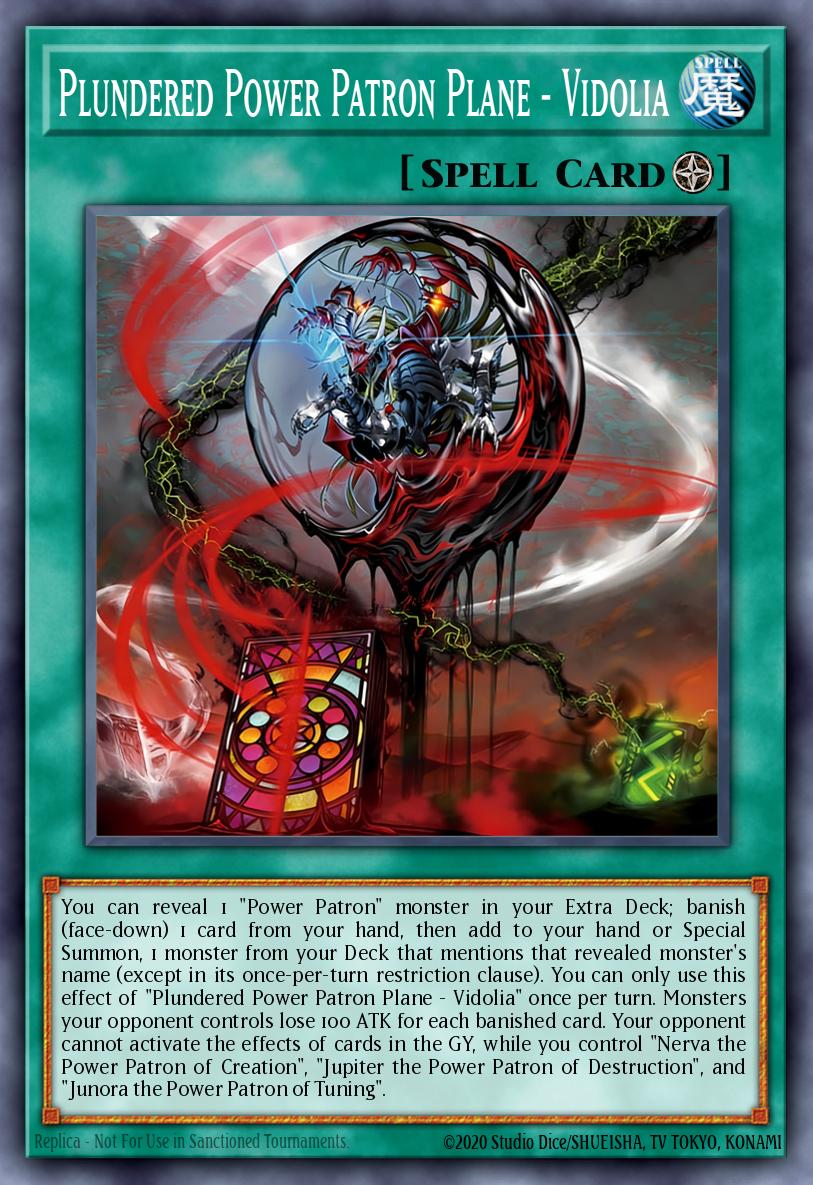 Plundered Power Patron Plane - Vidolia - Blazing Dominion Yu-Gi-Oh! spoiler