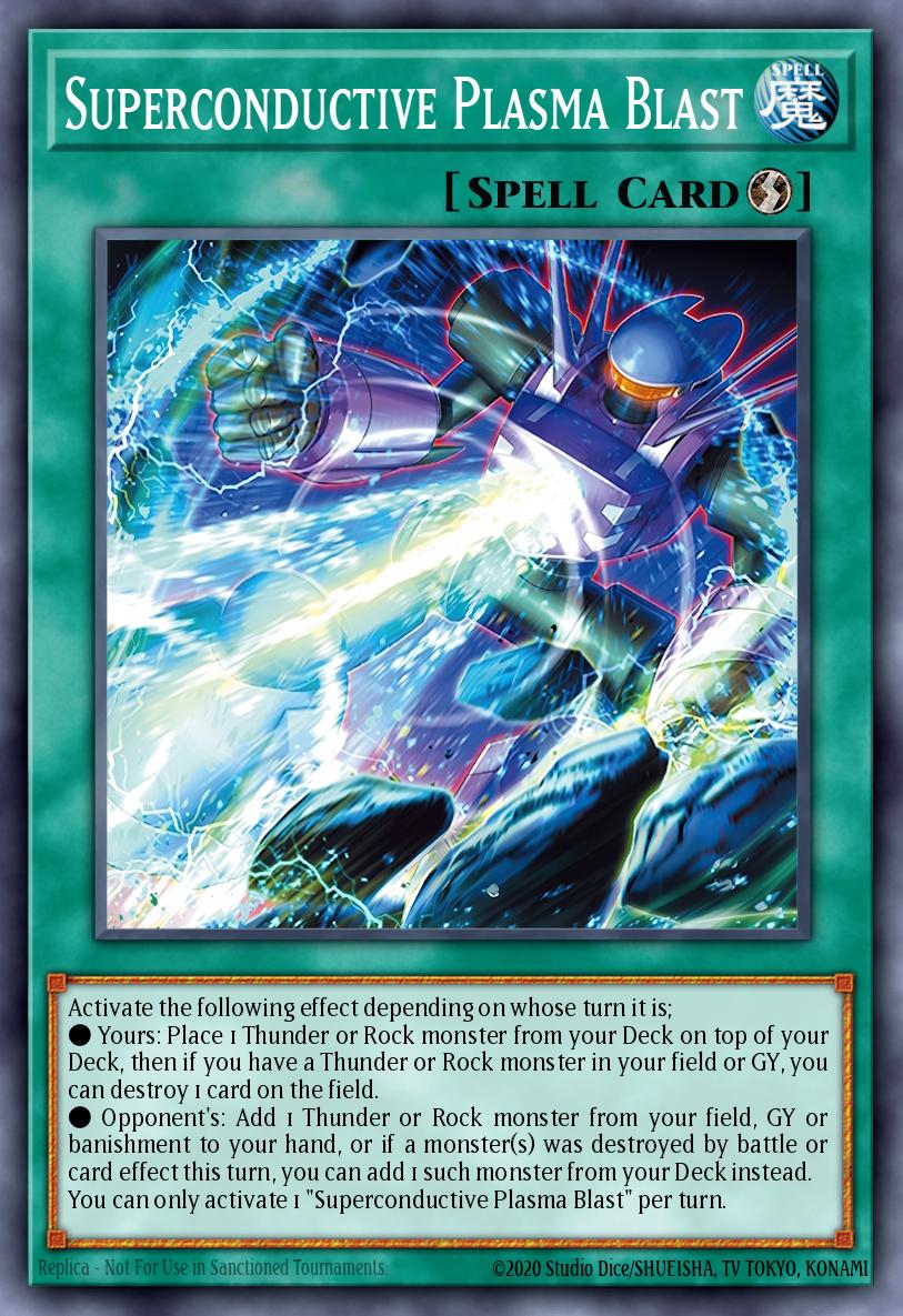 Superconductive Plasma Blast - Chaos Origins Yu-Gi-Oh! spoiler