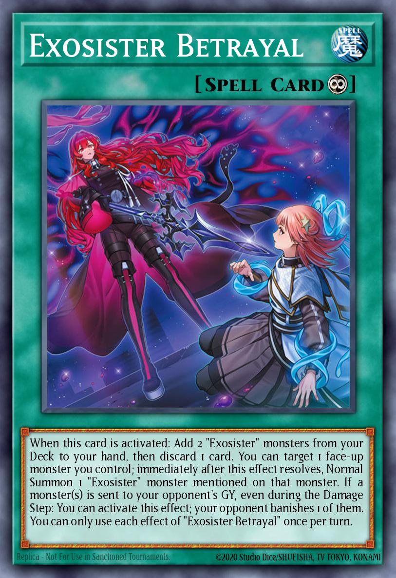 Exosister Betrayal - Battles of Legend: Glorious Gallery Yu-Gi-Oh! spoiler