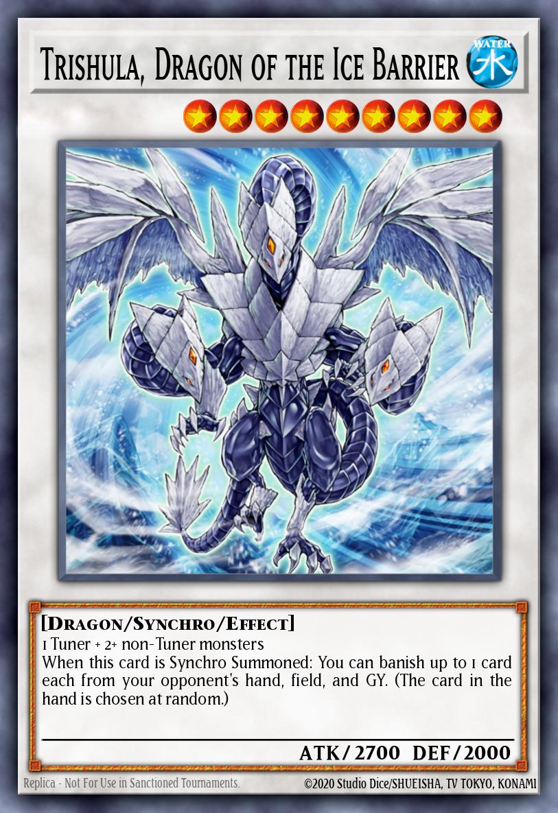 Trishula, Dragon of the Ice Barrier - Legendary Modern Decks 2026 Yu-Gi-Oh! spoiler