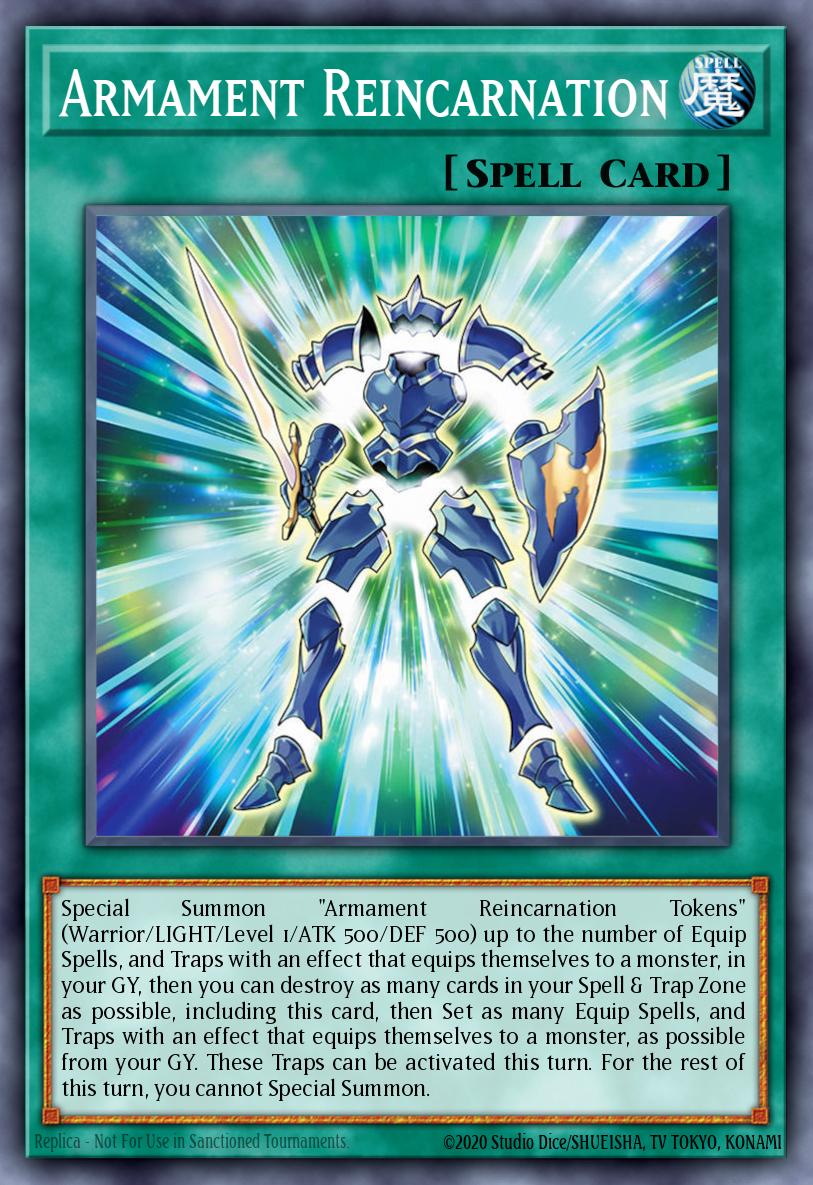 Armament Reincarnation - Battles of Legend: Glorious Gallery Yu-Gi-Oh! spoiler