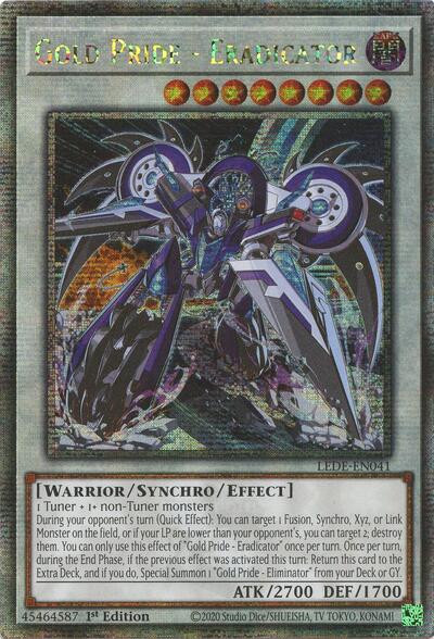 Gold Pride - Eradicator (Quarter Century Secret Rare)