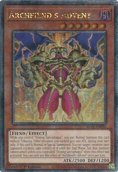 Archfiend's Advent (Quarter Century Secret Rare)
