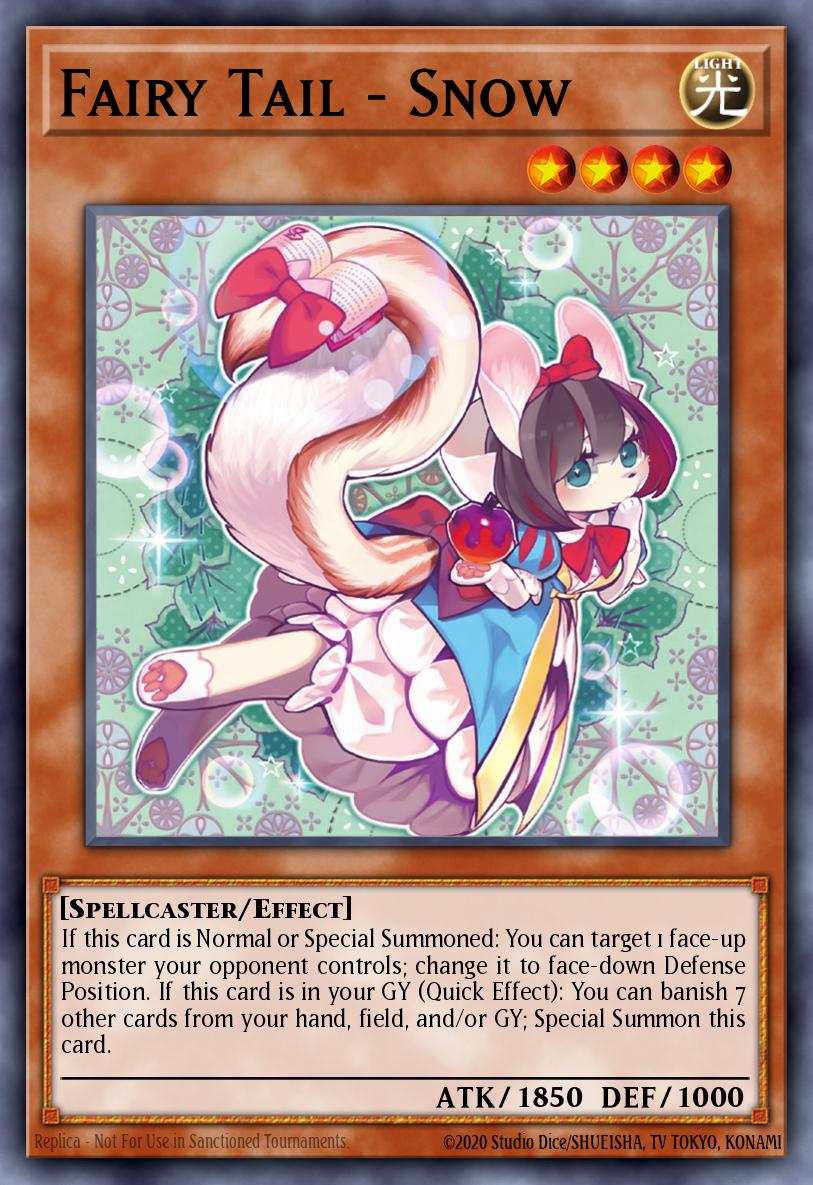 Fairy Tail - Snow - Battles of Legend: Glorious Gallery Yu-Gi-Oh! spoiler