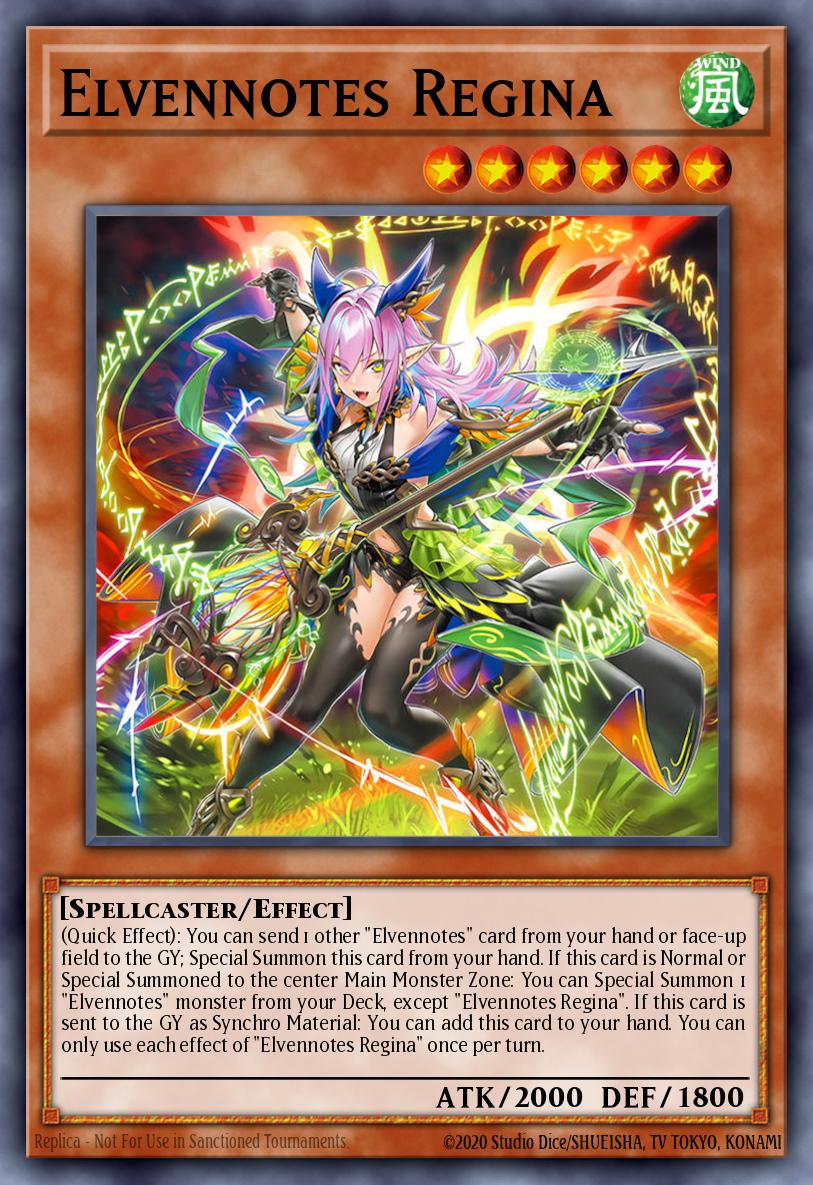 Elfnote Regina - Blazing Dominion Yu-Gi-Oh! spoiler