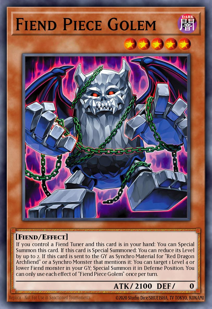 Fiend Piece Golem - Blazing Dominion Yu-Gi-Oh! spoiler