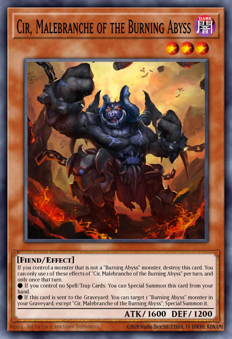 Cir, Malebranche of the Burning Abyss - Battles of Legend: Glorious Gallery Yu-Gi-Oh! spoiler