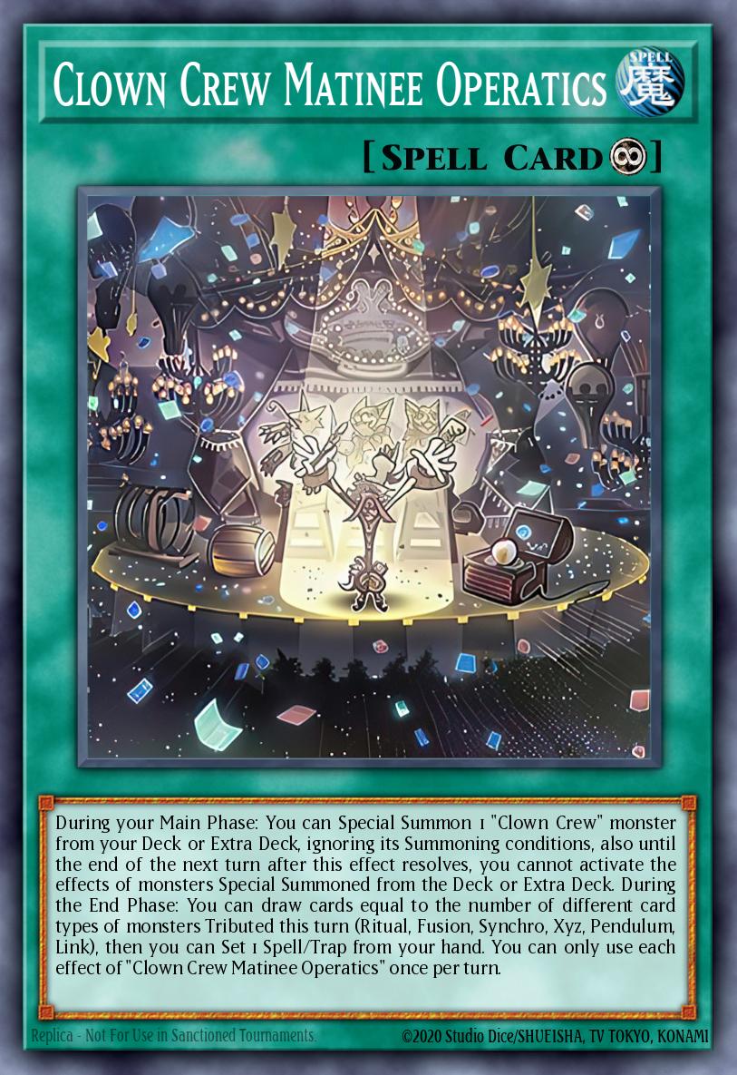 Clown Crew Matinee Operatics - Blazing Dominion Yu-Gi-Oh! spoiler