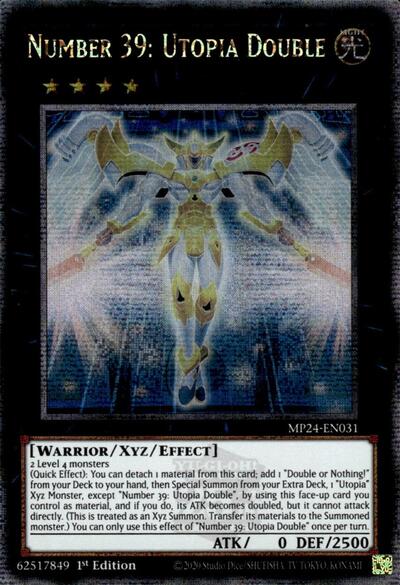Number 39: Utopia Double (Quarter Century Secret Rare)
