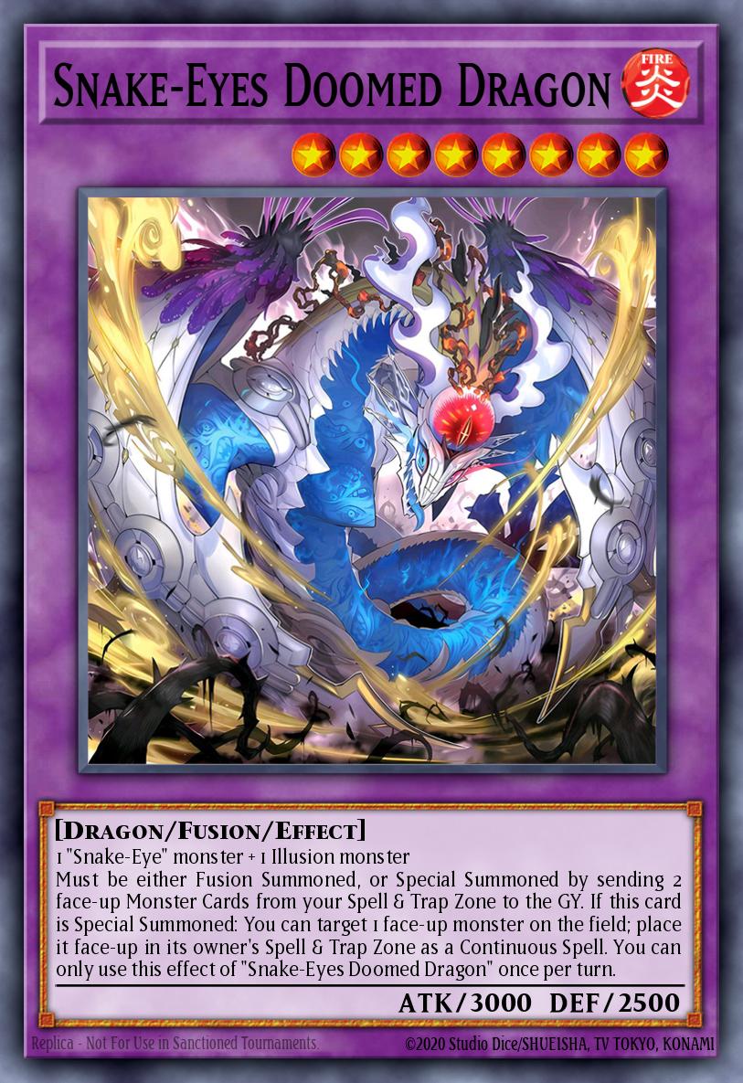 Snake-Eyes Doomed Dragon - Rarity Collection 5 Yu-Gi-Oh! spoiler