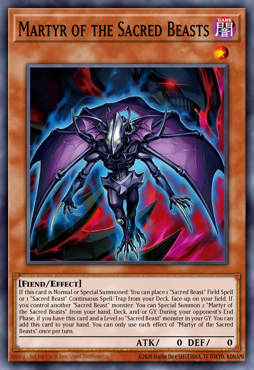 Martyr of the Sacred Beasts - Chaos Origins Yu-Gi-Oh! spoiler