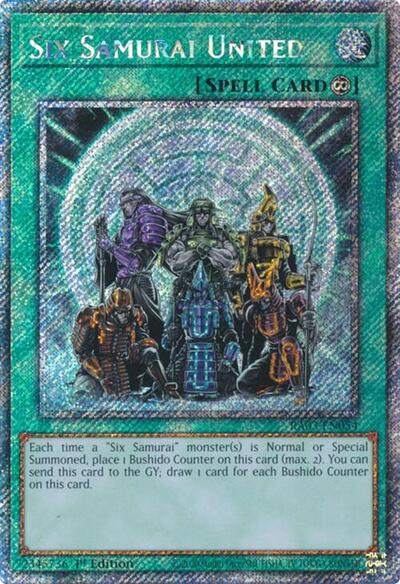 Six Samurai United (Platinum Secret Rare)