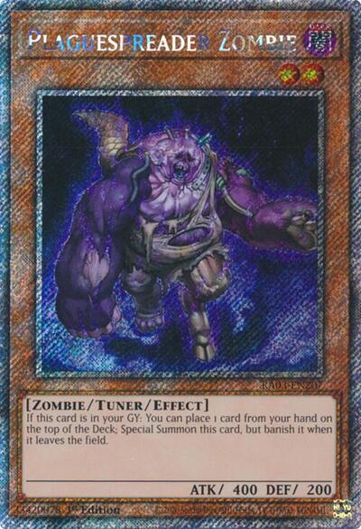 Plaguespreader Zombie (Platinum Secret Rare)