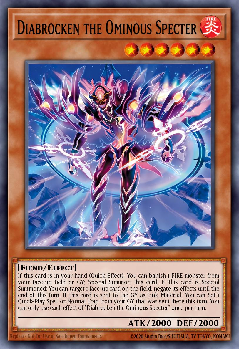 Diabrocken the Ominous Specter - Blazing Dominion Yu-Gi-Oh! spoiler