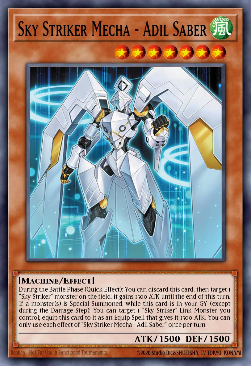 Sky Striker Mecha - Adil Saber - Legendary Modern Decks 2026 Yu-Gi-Oh! spoiler