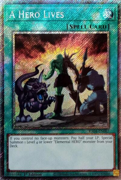 A Hero Lives (Platinum Secret Rare)