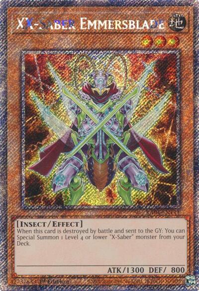 XX-Saber Emmersblade (Platinum Secret Rare)
