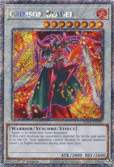 Crimson Blader (Platinum Secret Rare)