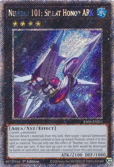Number 101: Silent Honor ARK (Platinum Secret Rare)