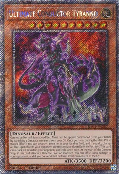 Ultimate Conductor Tyranno (Platinum Secret Rare)