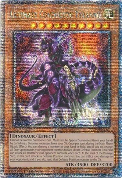 Ultimate Conductor Tyranno (Quarter Century Secret Rare)
