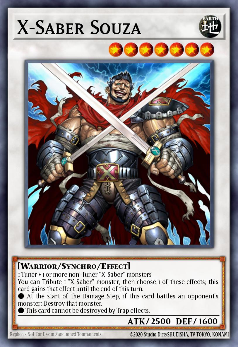 X-Saber Souza - Legendary Modern Decks 2026 Yu-Gi-Oh! spoiler