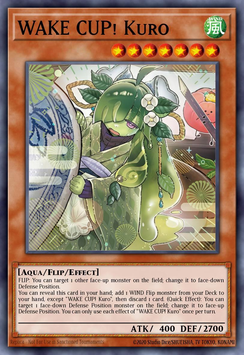 WAKE CUP! Kuro - Blazing Dominion Yu-Gi-Oh! spoiler