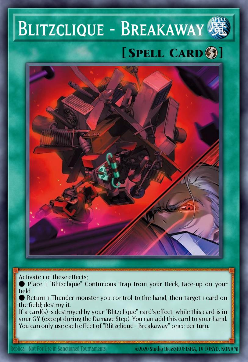 Blitzclique - Breakaway - Chaos Origins Yu-Gi-Oh! spoiler