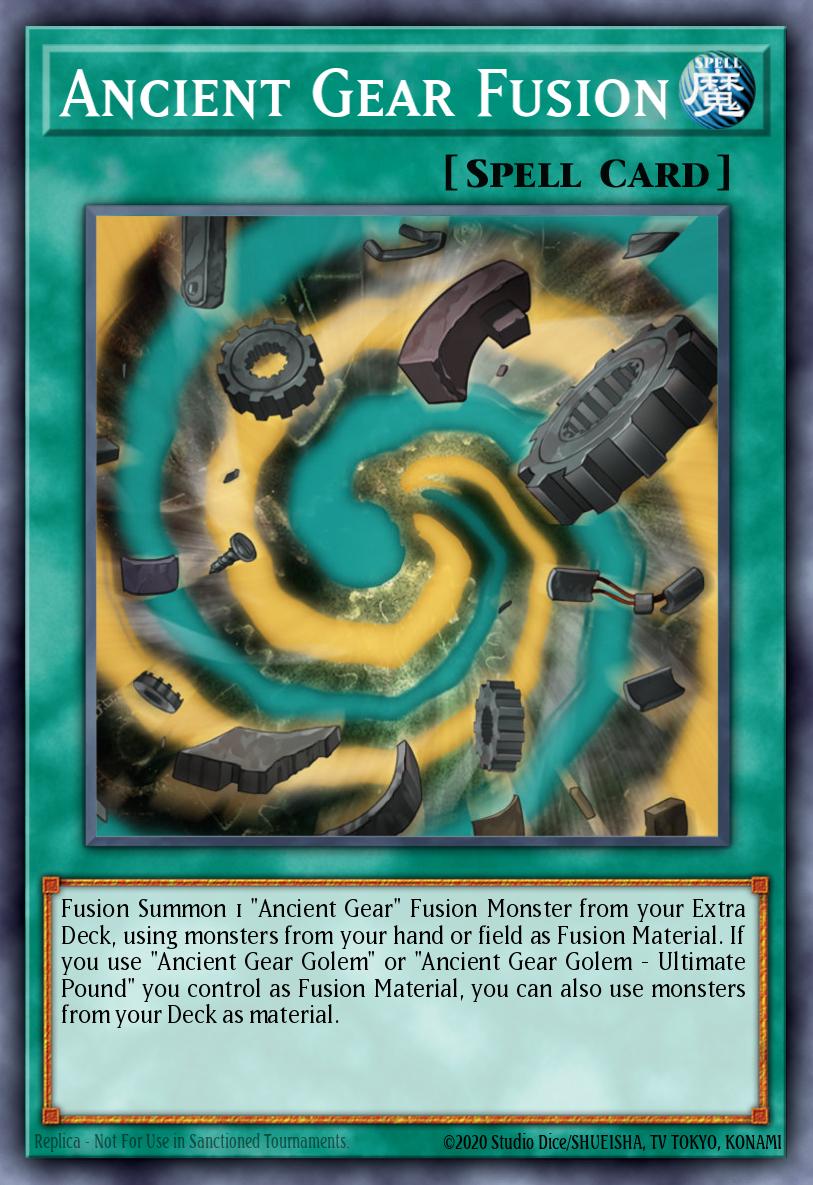 Ancient Gear Fusion - Rarity Collection 5 Yu-Gi-Oh! spoiler