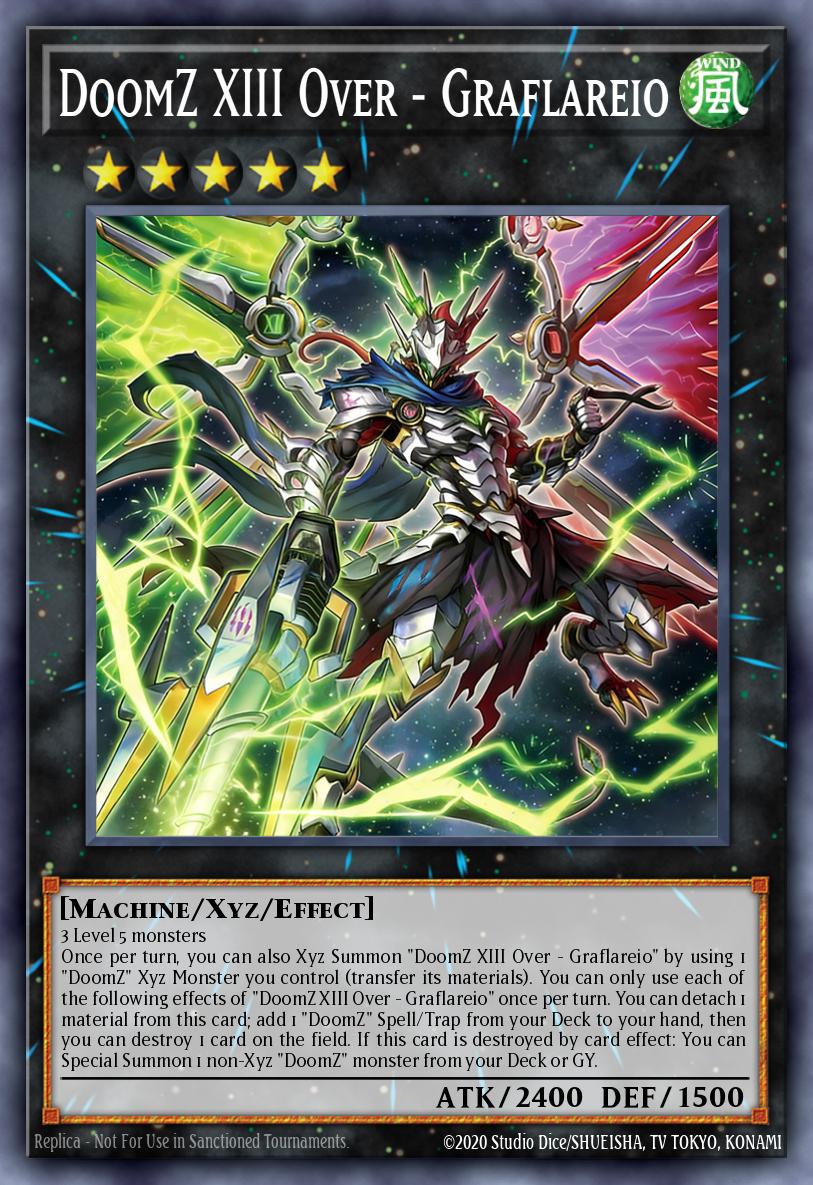 DoomZ XIII Over - Graflareio - Blazing Dominion Yu-Gi-Oh! spoiler