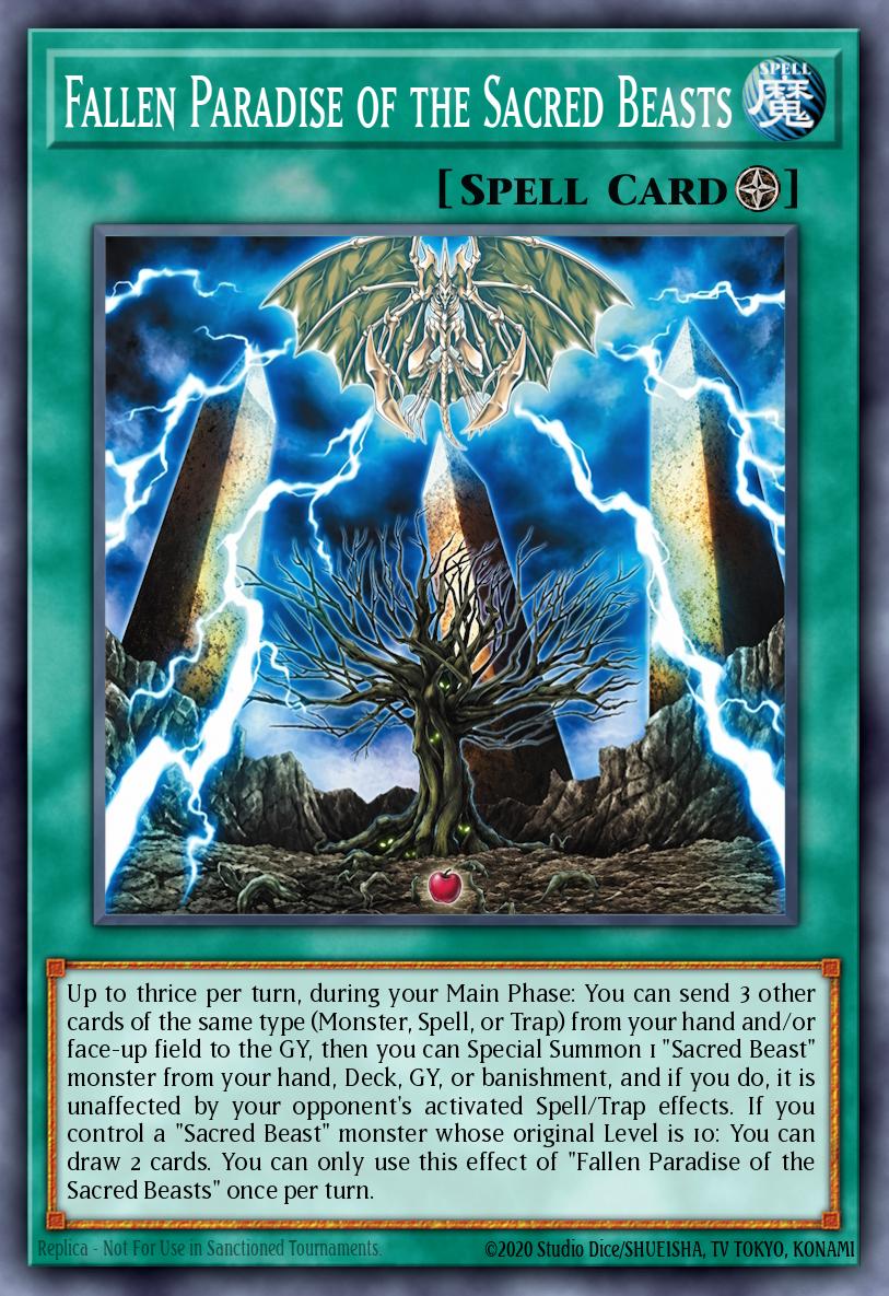 Fallen Paradise of the Sacred Beasts - Chaos Origins Yu-Gi-Oh! spoiler