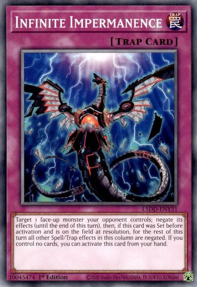 Infinite Impermanence (L5DD-ENY31)