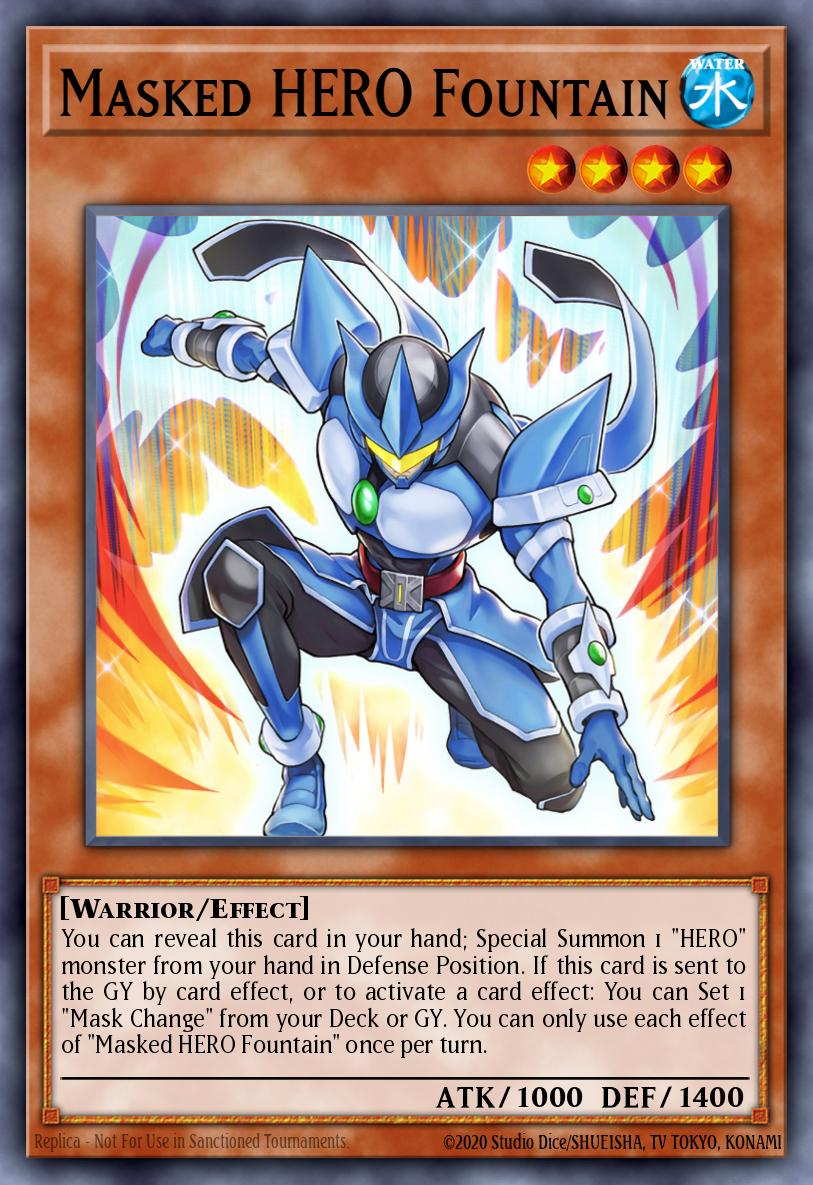 Masked HERO Fountain - Battles of Legend: Glorious Gallery Yu-Gi-Oh! spoiler
