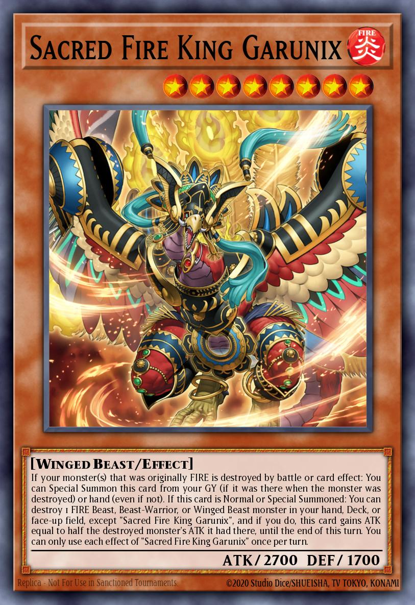 Sacred Fire King Garunix - Rarity Collection 5 Yu-Gi-Oh! spoiler