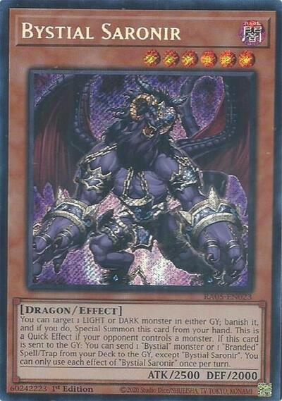 Bystial Saronir (Secret Rare)