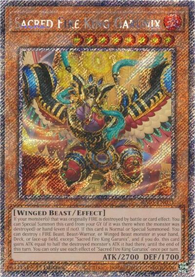 Sacred Fire King Garunix (Platinum Secret Rare)