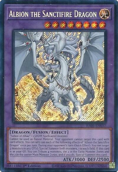 Albion the Sanctifire Dragon (Secret Rare)