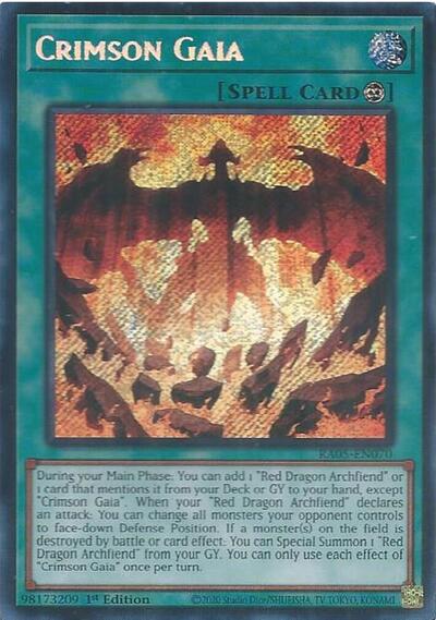 Crimson Gaia (Secret Rare)