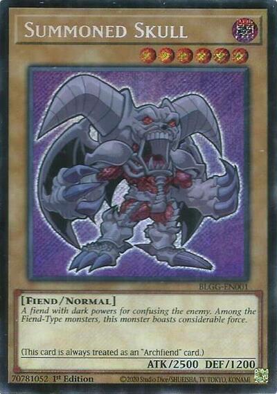 Summoned Skull - Battles of Legend: Glorious Gallery Yu-Gi-Oh! spoiler