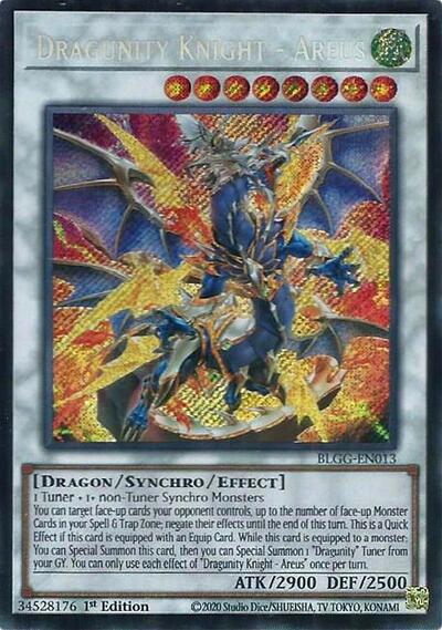 Dragunity Knight - Areus - Battles of Legend: Glorious Gallery Yu-Gi-Oh! spoiler