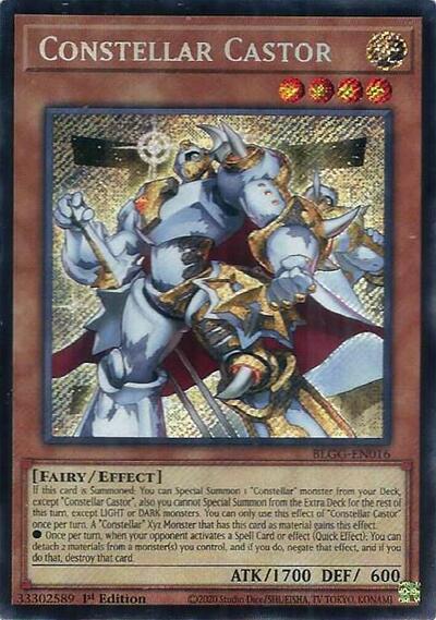 Constellar Castor - Battles of Legend: Glorious Gallery Yu-Gi-Oh! spoiler