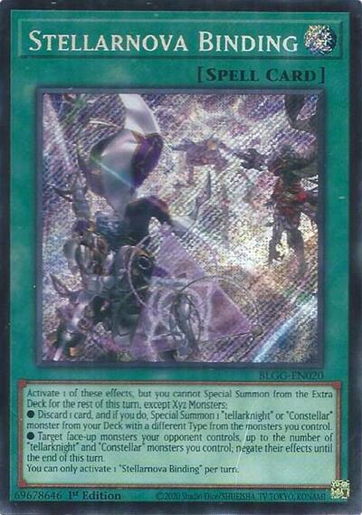 Stellarnova Binding - Battles of Legend: Glorious Gallery Yu-Gi-Oh! spoiler
