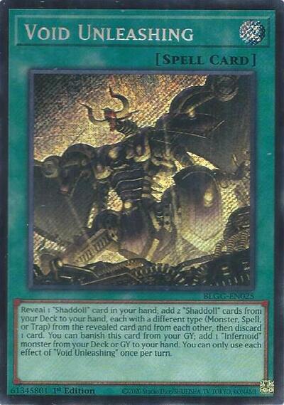 Void Unleashing - Battles of Legend: Glorious Gallery Yu-Gi-Oh! spoiler
